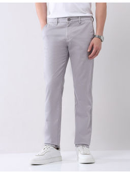AD By Arvind - Grey Slim Fit Chinos
