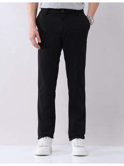 AD By Arvind - Modern Slim Fit Black Chinos