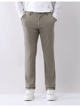 AD By Arvind - Modern Slim Fit Grey Chinos