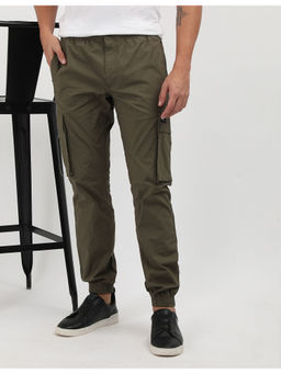 Calvin Klein - Olive Skinny Fit Cargo Joggers