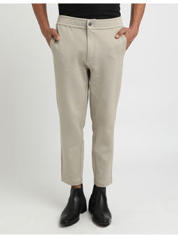 Calvin Klein - Cream Relaxed Fit Casual Trouser