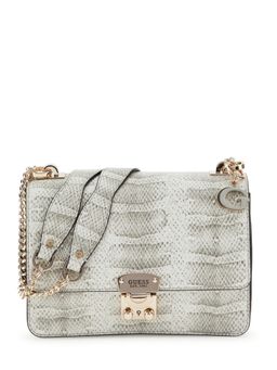 Guess - Natural Textured Eliette Convertible Crossbody Sling Bag With Detachable Strap