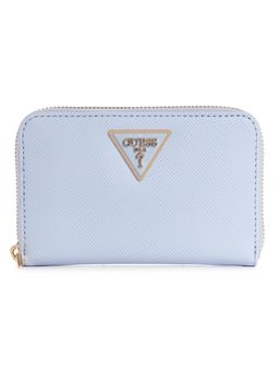 Guess - Sky Blue Textured Laurel Zip Around Wallet