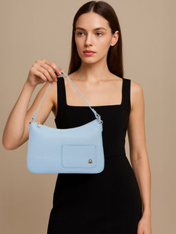 United Colors of Benetton - Women Silvia PU Handbag - Blue