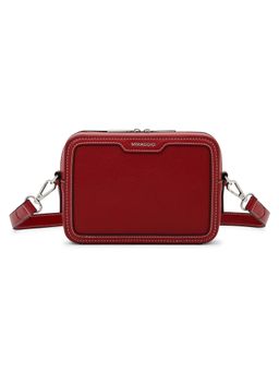 MIRAGGIO - Red Ray Camera Crossbody Sling Bag With Detachable Strap (M)