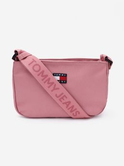 Tommy Hilfiger - Logo Pink Polyester Sling Bag