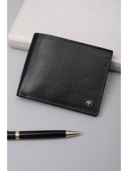 Van Heusen - Men Black Genuine Leather Wallet