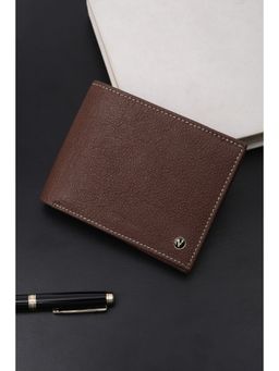 Van Heusen - Men Brown Genuine Leather Wallet