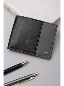 Van Heusen - Men Black Genuine Leather Wallet