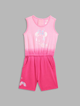 Blue Giraffe - Girls Pink Ombre Jumpsuit