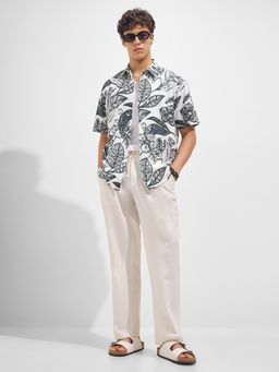 HIGHLANDER - Men Multi-Colour Cotton Relaxed Fit Shirt