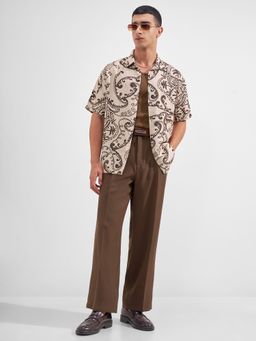 HIGHLANDER - Men Multi-Colour Cotton Blend Relaxed Fit Shirt