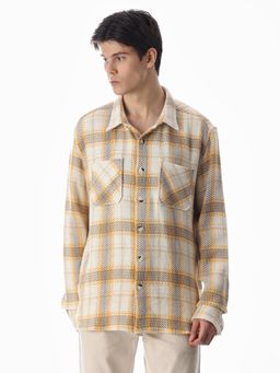 Jack & Jones - Men'S Oversized Yellow Shirt