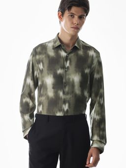 Jack & Jones - Men'S Slim Fit Green Shirt