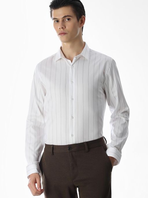 Jack & Jones Men'S Slim Fit White Shirt
