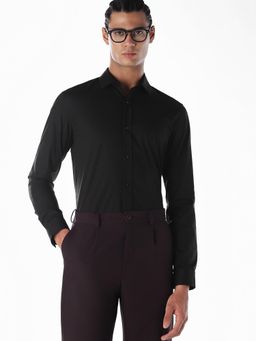 Jack & Jones - Men'S Slim Fit Black Shirt