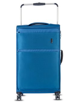 it luggage - World's Lightest Bag Debonair Two Tone Blue Trolley Bag