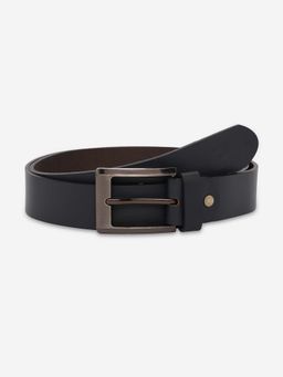 Spykar - Men Navy Blue Genuine Leather Belt