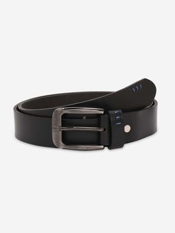 Spykar - Men Black Genuine Leather Belt