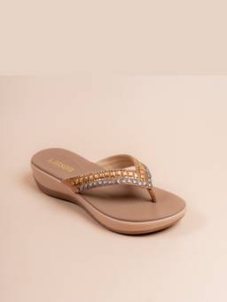 VANSON - Beige Mosaic Dune Flats