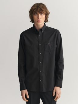 GANT - Mens Solid Black Shirt