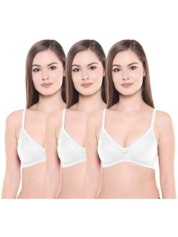 Bodycare - Pack of 3 Perfect Coverage/Plunge Bra In White Colour