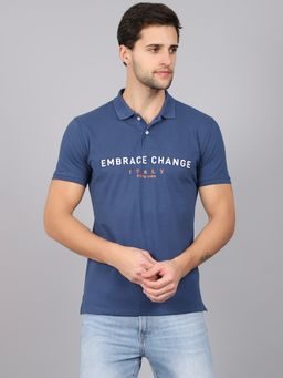 Cantabil - Men Blue T-shirt