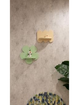 Waddle & Roo - Amoeba Shape Wall-Hung Shelf 3 Peach