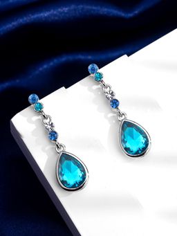 Yellow Chimes - Multi-Color Tear Drop Earrings