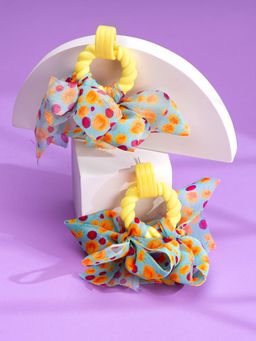 Yellow Chimes - Cloth Danglers Earrings for Girls & Women Multi-Color