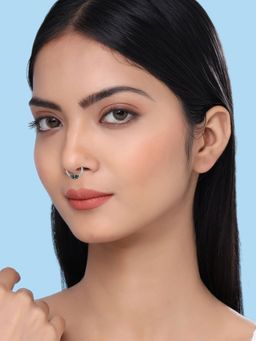 Yellow Chimes - 925 Sterling Silver Nose Ring with Certificate of Authenticity