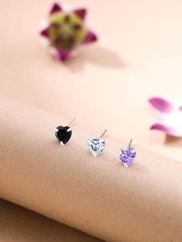 Yellow Chimes - 925 Sterling Silver Crystal Nose Pin with Certificate of Authenticity