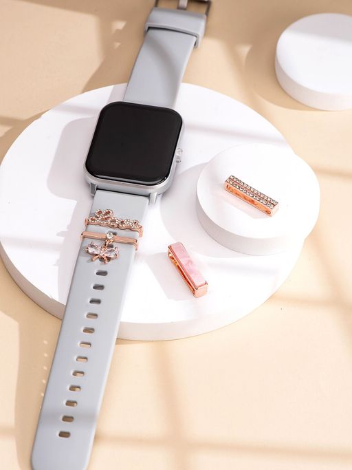 Yellow Chimes Multi Design Watch Charms 4 Pcs