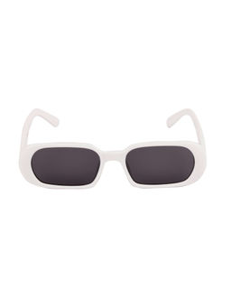 Voyage - Black Rectangle Sunglass for Unisex (98039MG3599)