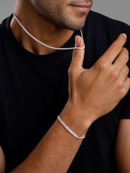 GIVA - Men 925 Silver Vanguard Jewellery Set