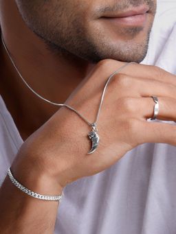 GIVA - Men 925 Silver Regal Jewellery Set