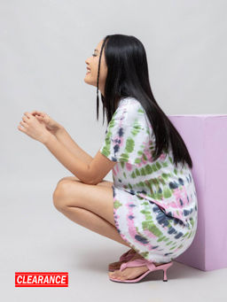 Twenty Dresses by Nykaa Fashion - Multi-colour Splash Of Colours T-shirt Dress