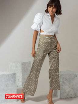 Twenty Dresses by Nykaa Fashion - White Solid V Neck Shirt