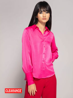 Twenty Dresses by Nykaa Fashion - Fuschia Glowing In My Growth Shirt