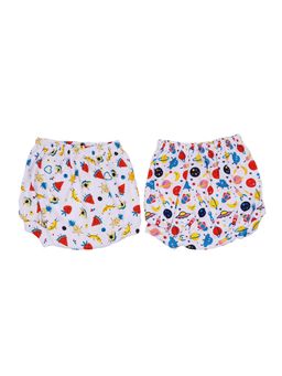 Moms Home - Water Melon & Mix Fruits Organic Cotton Unisex Baby Briefs - Pack of 2