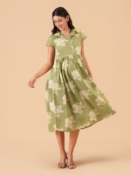 The Mom Store - Hushed Hues Maternity and Nursing Dress