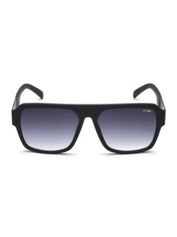 IRUS - Men UV Protected Grey Lens Square Sunglasses (57)