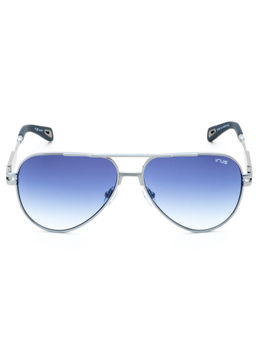IRUS - Men UV Protected Blue Lens Pilot Sunglasses (60)