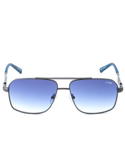 IRUS - Men UV Protected Blue Lens Square Sunglasses (60)