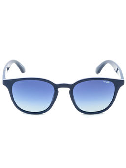 IRUS - Men Polarised Blue Lens Cat Eye Sunglasses (50)