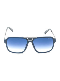 IRUS - Men UV Protected Blue Lens Square Sunglasses (56)