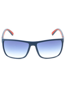 IRUS - Men UV Protected Blue Lens Square Sunglasses (63)