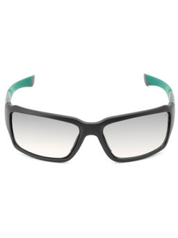 IRUS - Men UV Protected Grey Lens Rectangle Sunglasses (66)