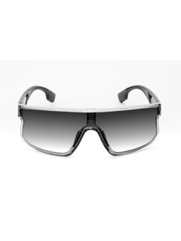 IRUS - Men UV Protected Grey Lens Rectangle Sunglasses (72)