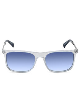 IRUS - Men UV Protected Blue Lens Square Sunglasses (56)